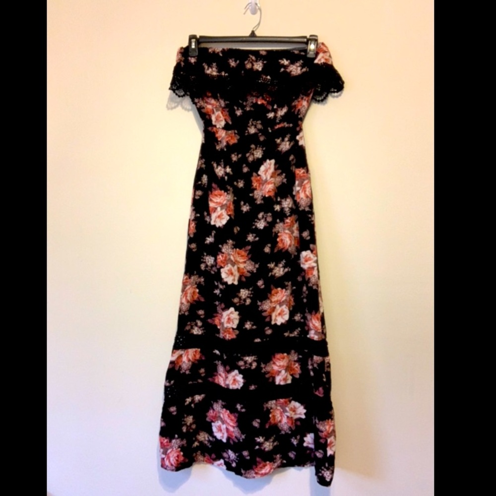 Black and pink sundress